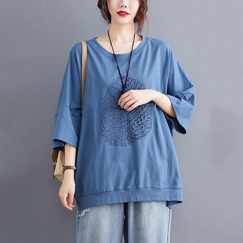 Over Size Summer Loose Casual T-shirt Rosa