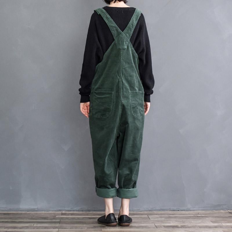 Retro Lös Bredbens Jumpsuit För Kvinnor