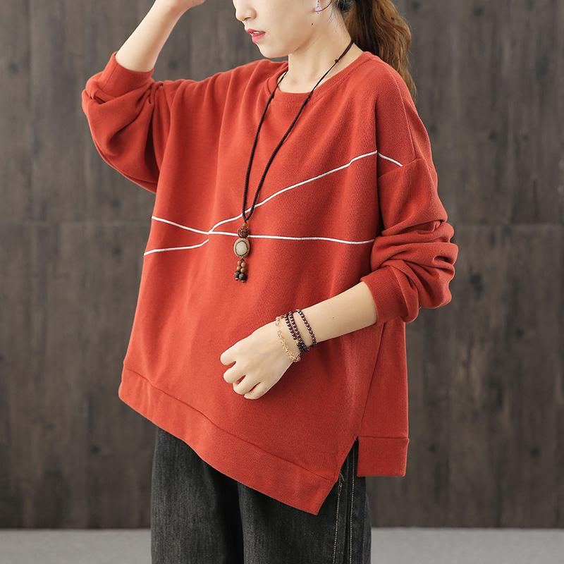 Irregular Sweatshirt Dam Oversized