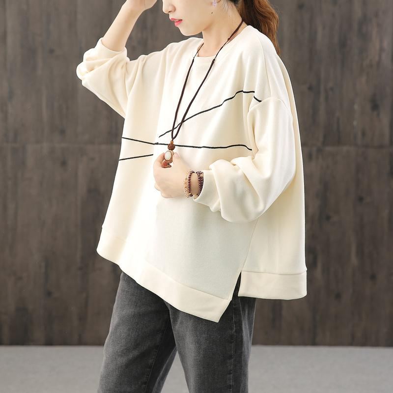 Irregular Sweatshirt Dam Oversized