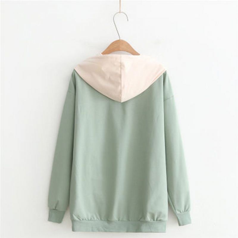 Loose Brodery Casual Dam Hoodie