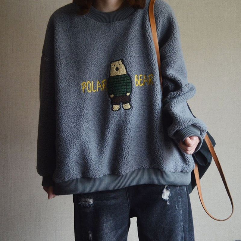 Polar Bear Cashmere Sweatshirt