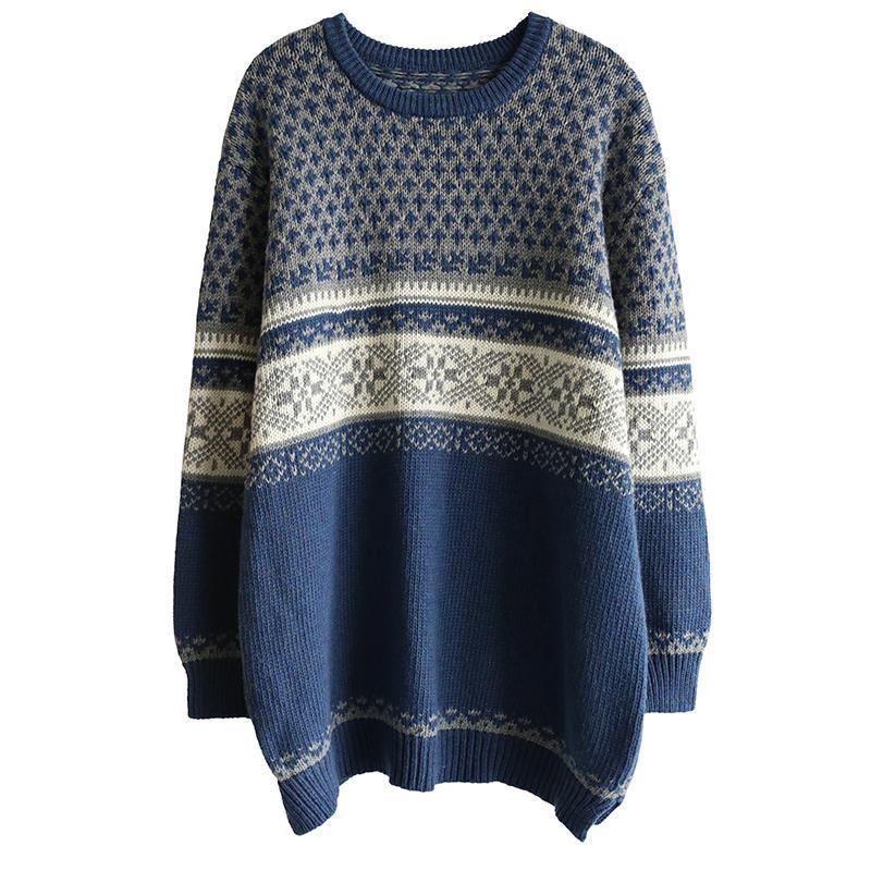 Fritid Retro Versatile Pullover Tröja