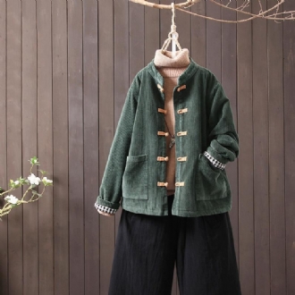 Fickor Corduroy Short Coat