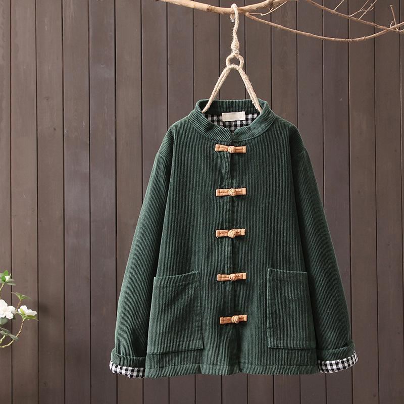 Fickor Corduroy Short Coat