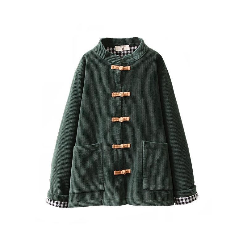 Fickor Corduroy Short Coat