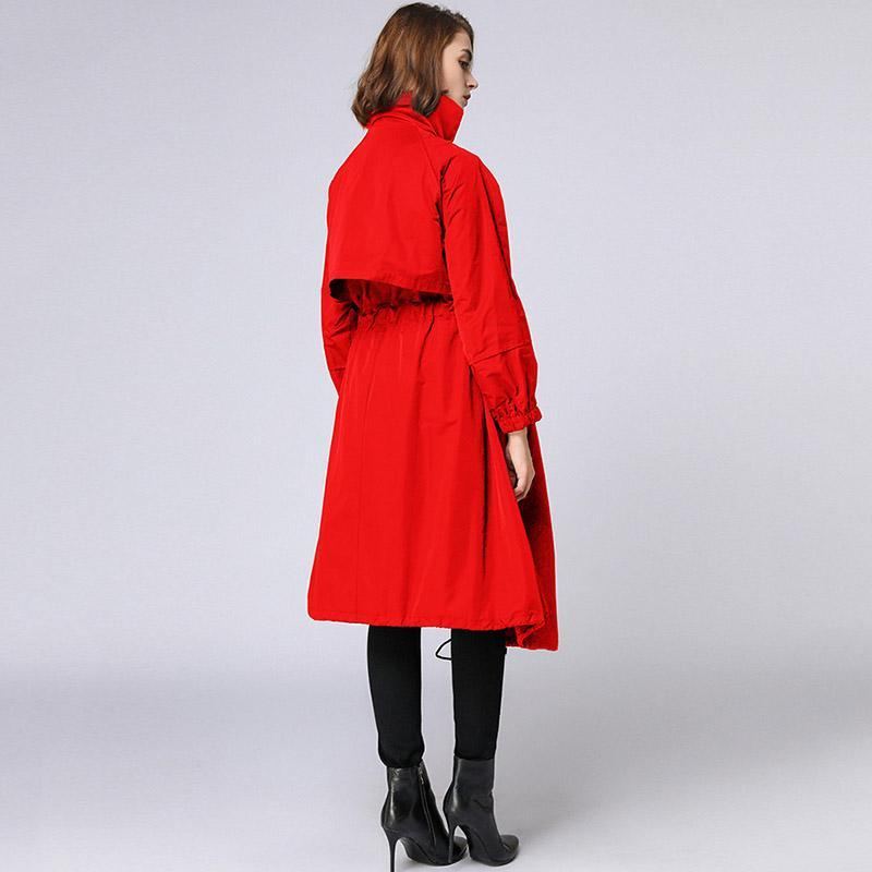 Lös Casual Jacka Dam Plus Size Coat