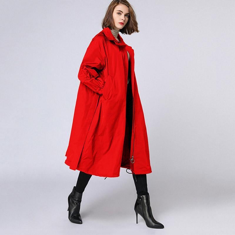 Lös Casual Jacka Dam Plus Size Coat