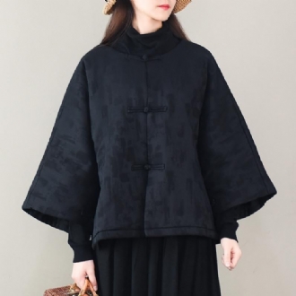 National Style Varm Jacquard Cotton Coat