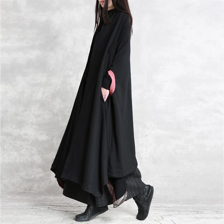 Retro Irregular Loose Causal Cloak Coat