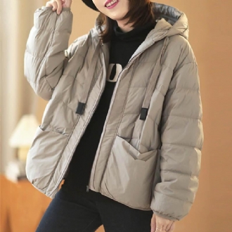 Vinterhuva Mjuk Casual Duck Down Coat