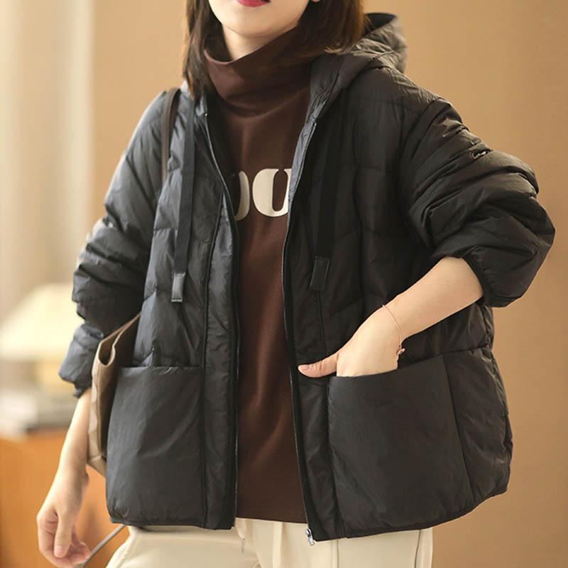 Vinterhuva Mjuk Casual Duck Down Coat