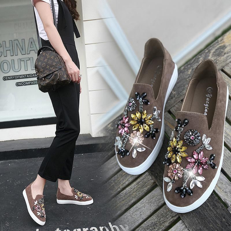 Casual Totem Crystal Loafers Singelskor