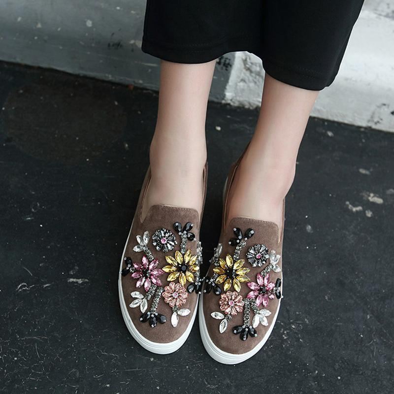 Casual Totem Crystal Loafers Singelskor