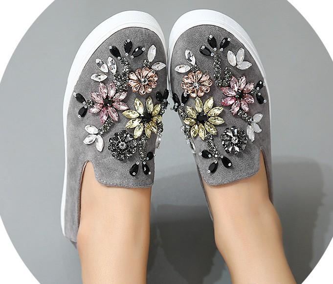 Casual Totem Crystal Loafers Singelskor