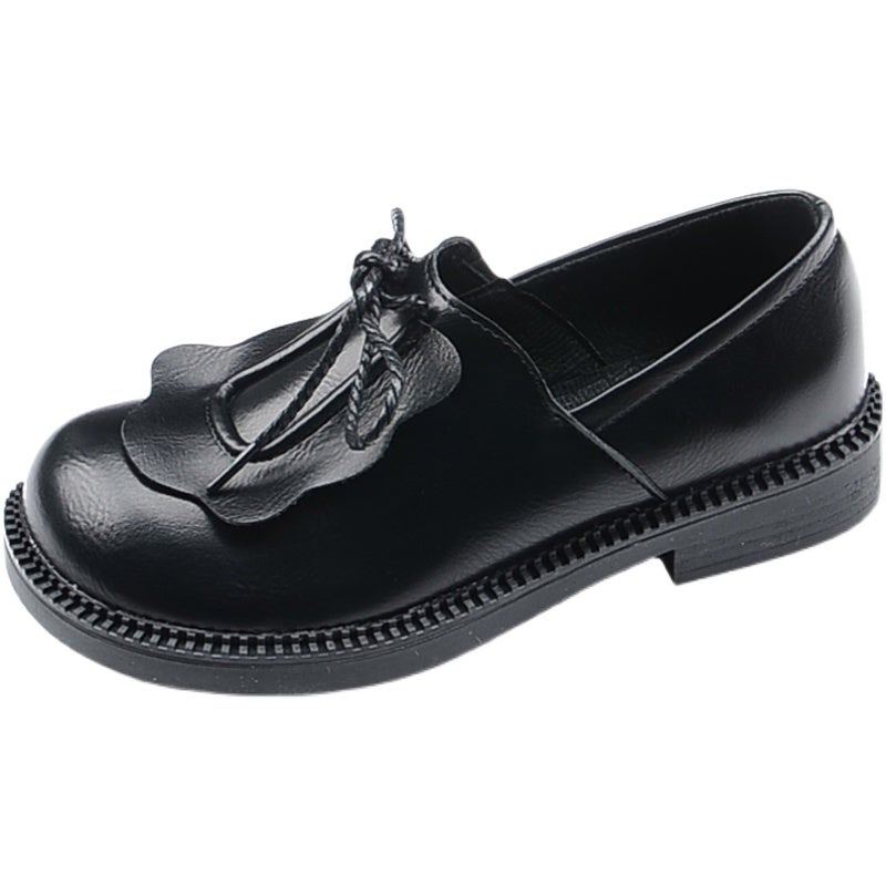 Dam Spring Leather Handgjorda Retro Loafers