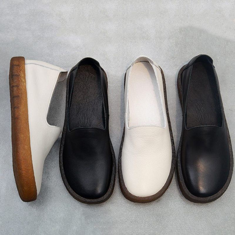 Läder Slip-on Casual Skor