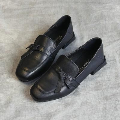 Mode Simple Bowknot Slip-on Fritidsskor