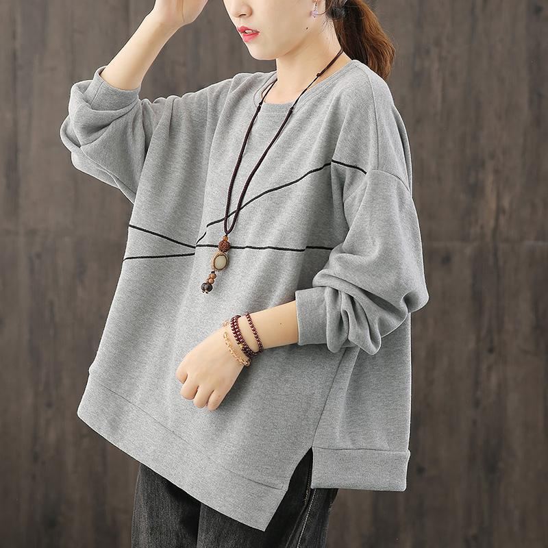 Irregular Sweatshirt Dam Oversized