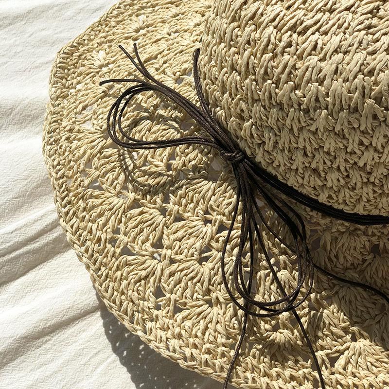 Summer Beach Hat Seaside Straw Fisherman Hat