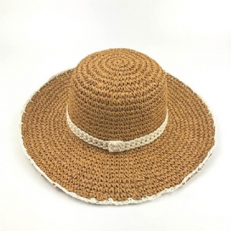 Summer Beach Straw Flat Sun Hat