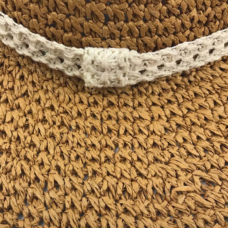 Summer Beach Straw Flat Sun Hat