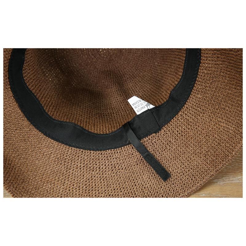 Summer Straw Bowknot Beach Hat