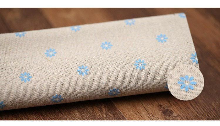 Farmhouse Style Bomull Linne Daisies Duk