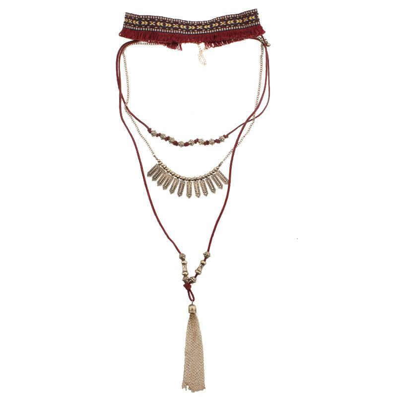 Bohemian Mix And Match Flerlagershalsband