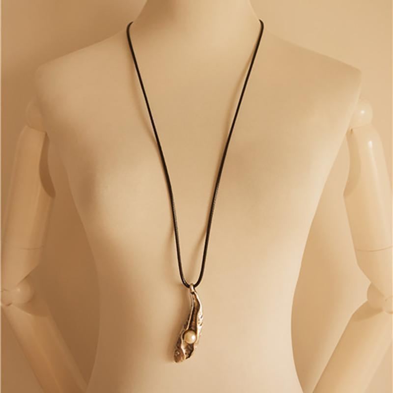 Vintage Chain Fish Halsband I Etnisk Stil