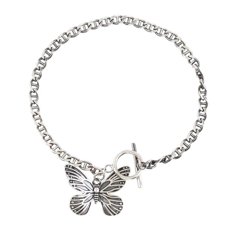 Vintage S925 Silver Butterfly Armband