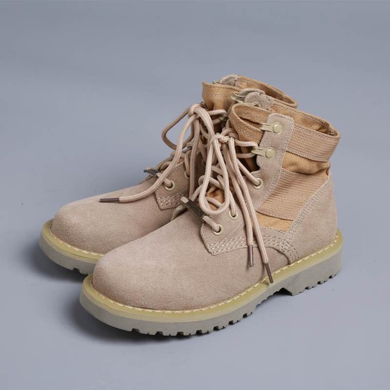 Höst Vinter Casual Läder Canvas Martin Boots Stövlar 35-44