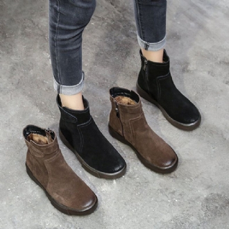 Platta Skor Chelsea Boots För Dam