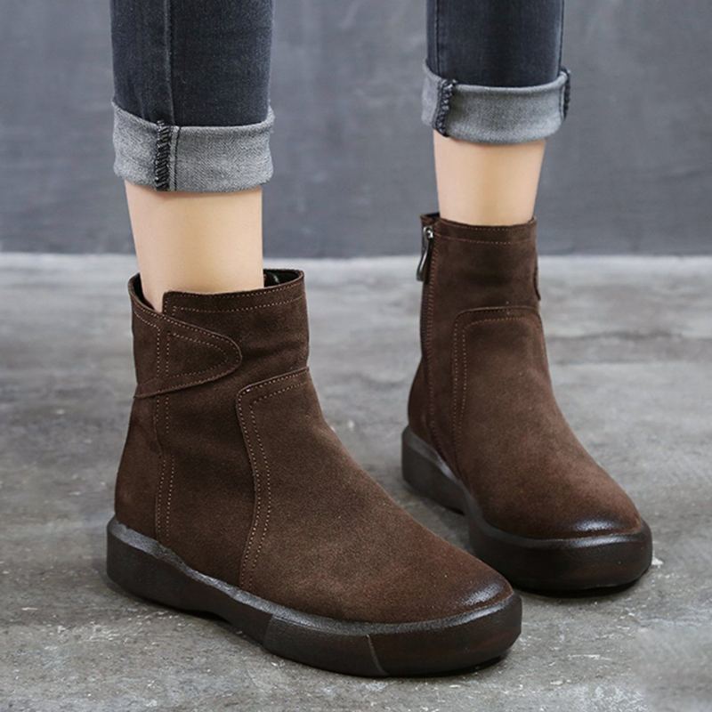 Platta Skor Chelsea Boots För Dam