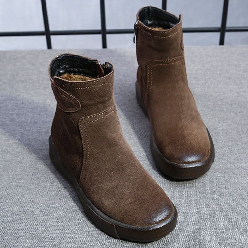 Platta Skor Chelsea Boots För Dam