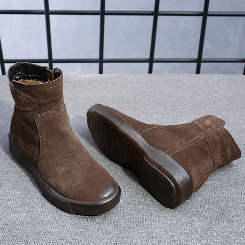 Platta Skor Chelsea Boots För Dam