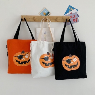 Halloween Canvas Kapacitet Candy Casual Bag