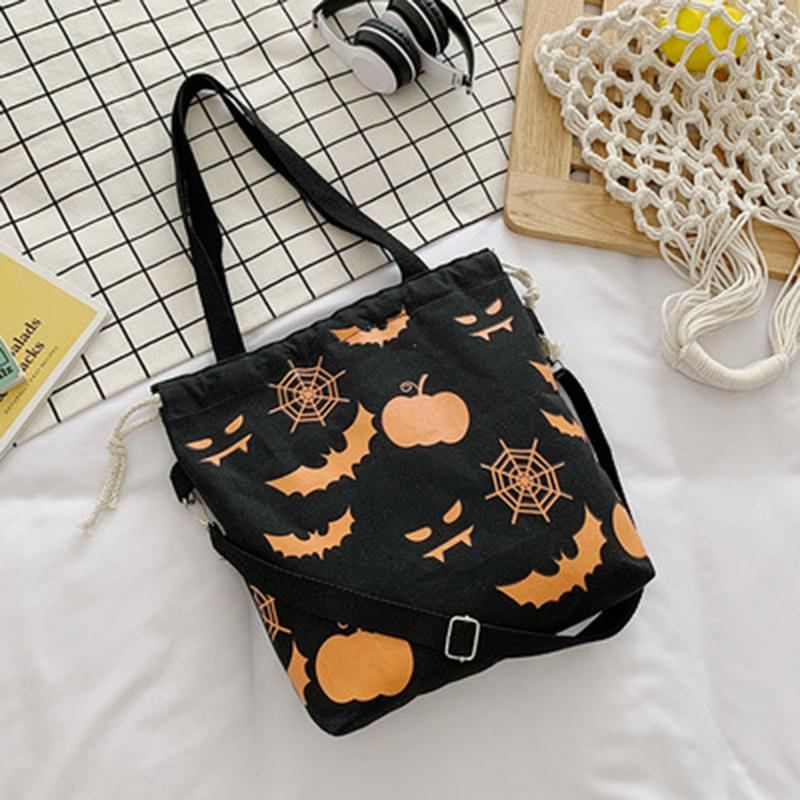 Halloween Canvas Kapacitet Candy Casual Bag