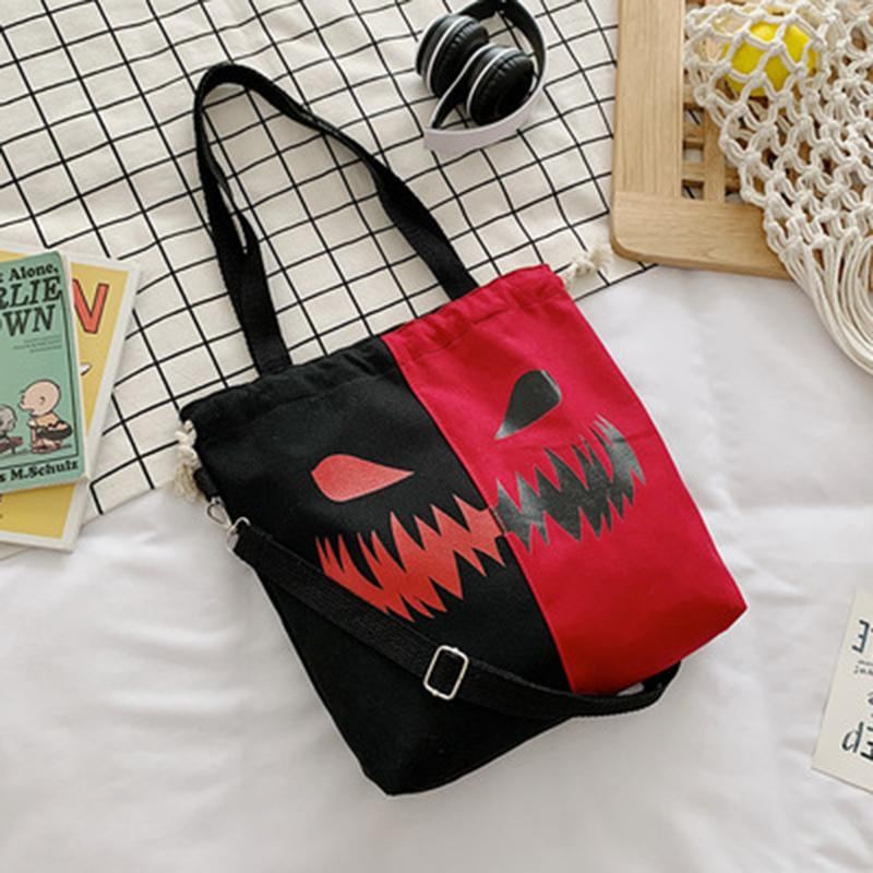 Halloween Canvas Kapacitet Candy Casual Bag