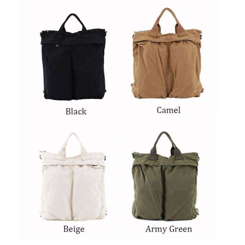 Rich Features Canvas Casual Messager Bag Axelväska