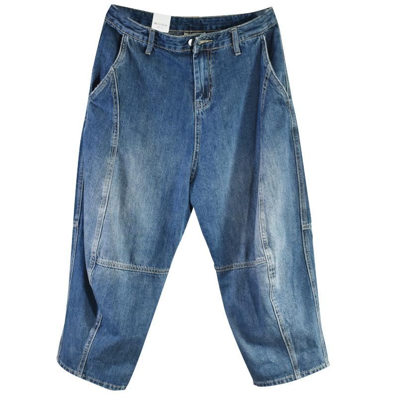 Höstiga Jeans Med Hög Midja Lös