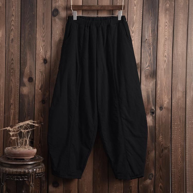 Plus Size Winter Retro Bloomers Vadderade Bomullsbyxor