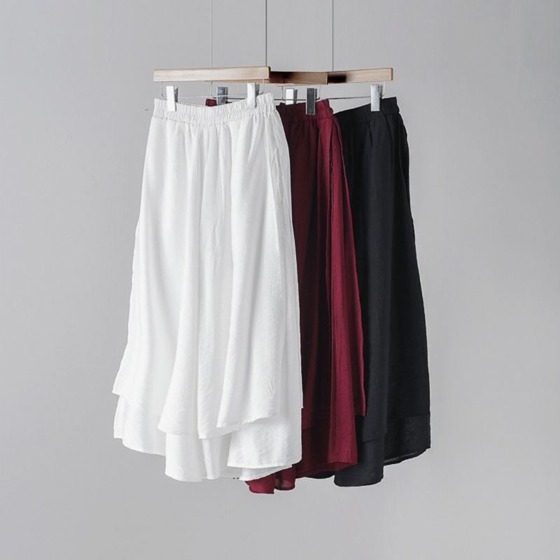 Solid Tiered Byxor Culottes