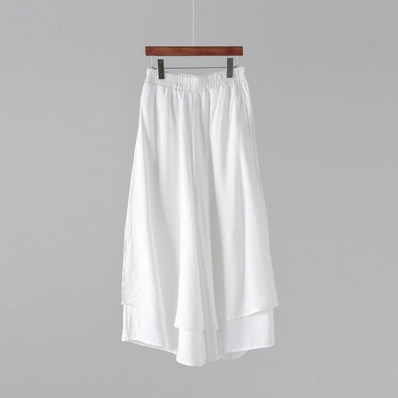 Solid Tiered Byxor Culottes