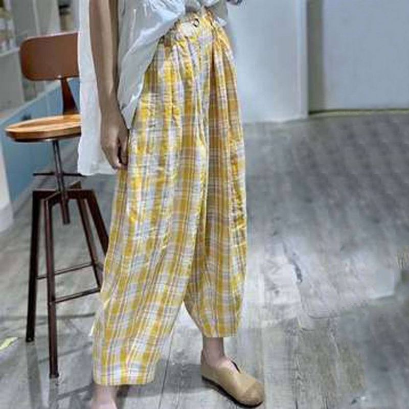 Summer Loose Rich Linen Shift Pants