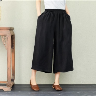 Summer Retro Loose Wide Leg Byxor