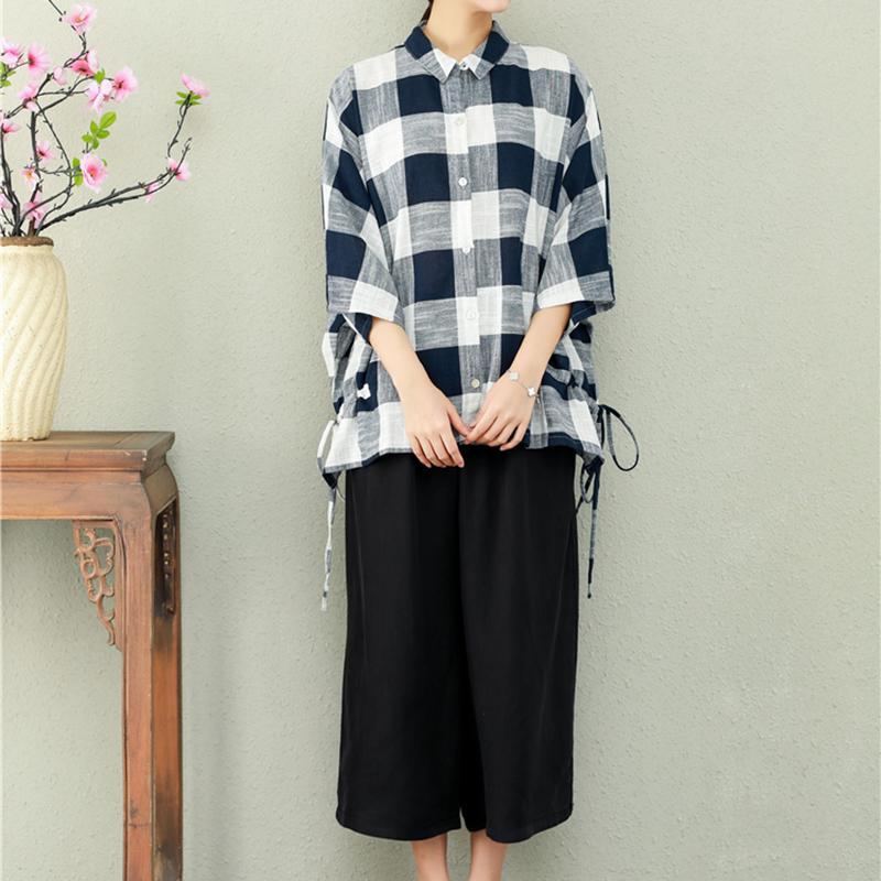 Summer Retro Loose Wide Leg Byxor