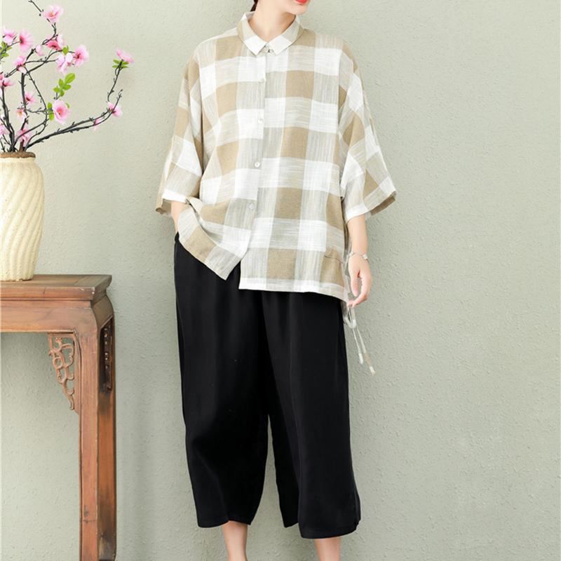 Summer Retro Loose Wide Leg Byxor