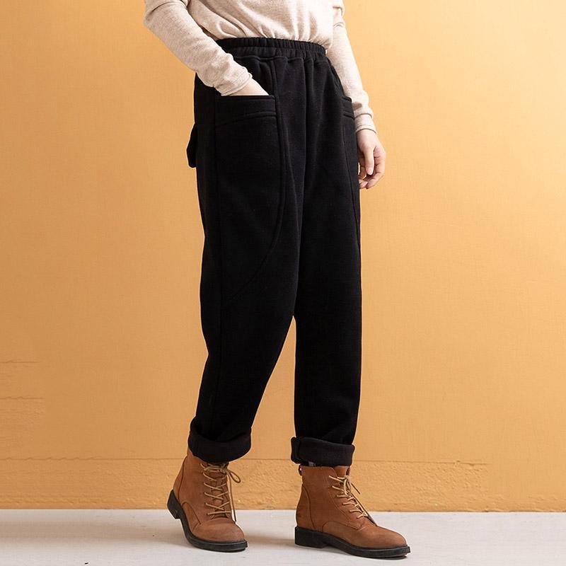 Velvet Casual Loose Cotton Sweat Pants